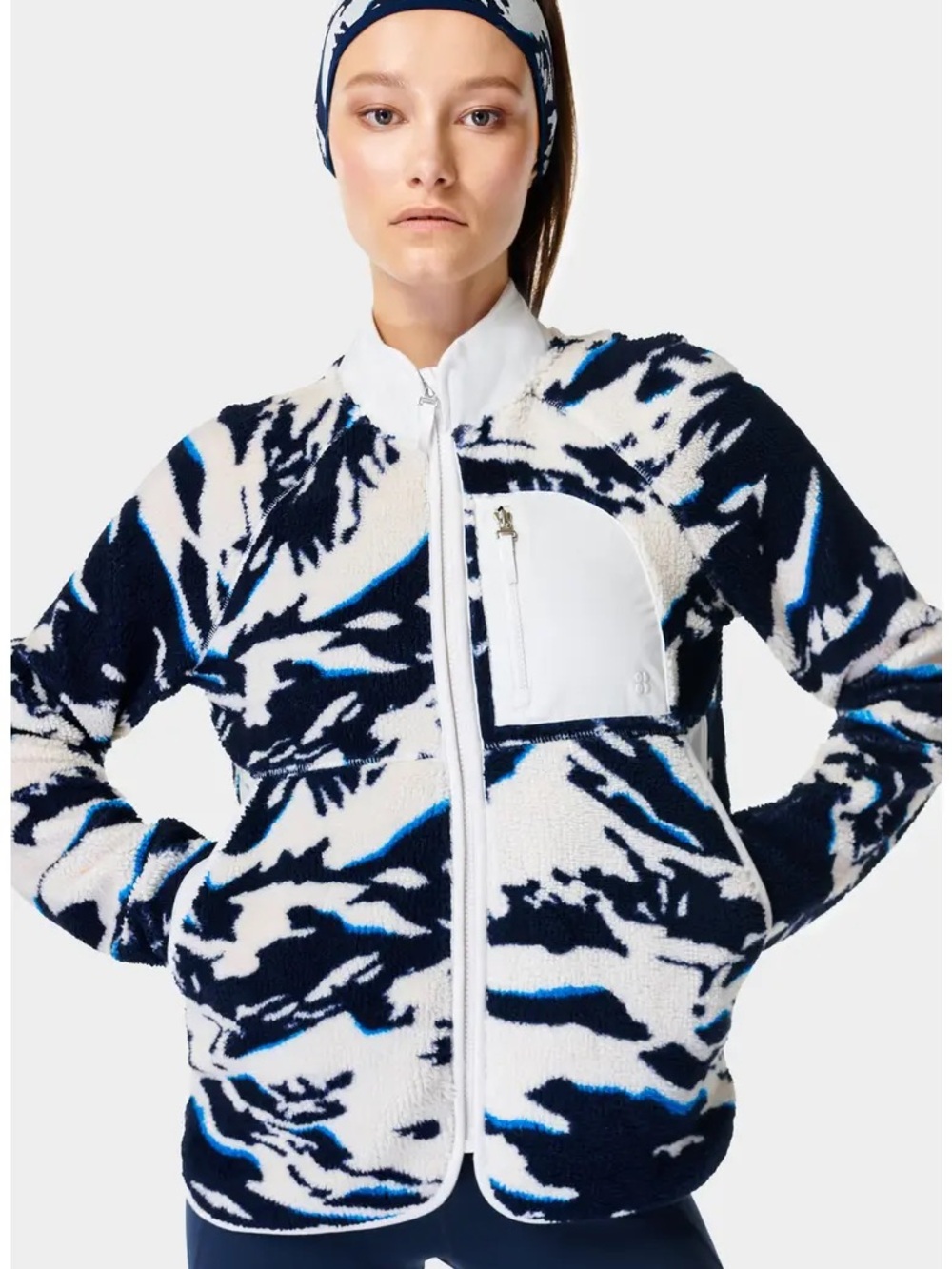 Sweaty Betty Pennine Zip Through Fleece Jacket